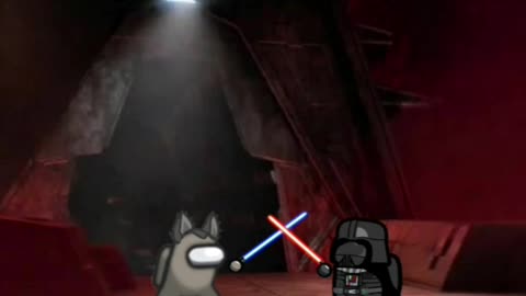 Vexst Jeffo Among Us vs Darth Vader Among Us | Slides Animation