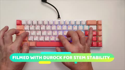 ASMR Typing Gateron Red PRO Retooled & Modded GMMK2