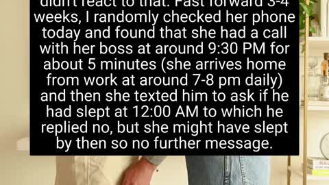 I Think My Wife Is Cheating On Me #cheating