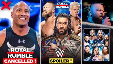 CANCELLED ! The ROCK NO Return AT ROYAL Rumble 2023 | Royal Rumble SPOIL | Elimination Chamber SOLD