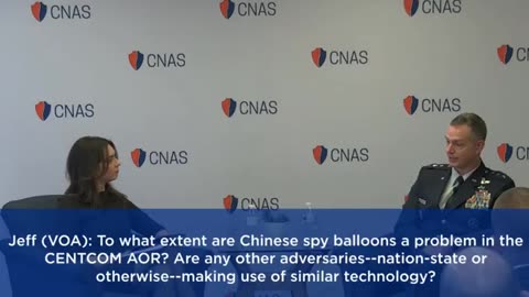 USAFCENT commander is not worried about Chinese balloons: