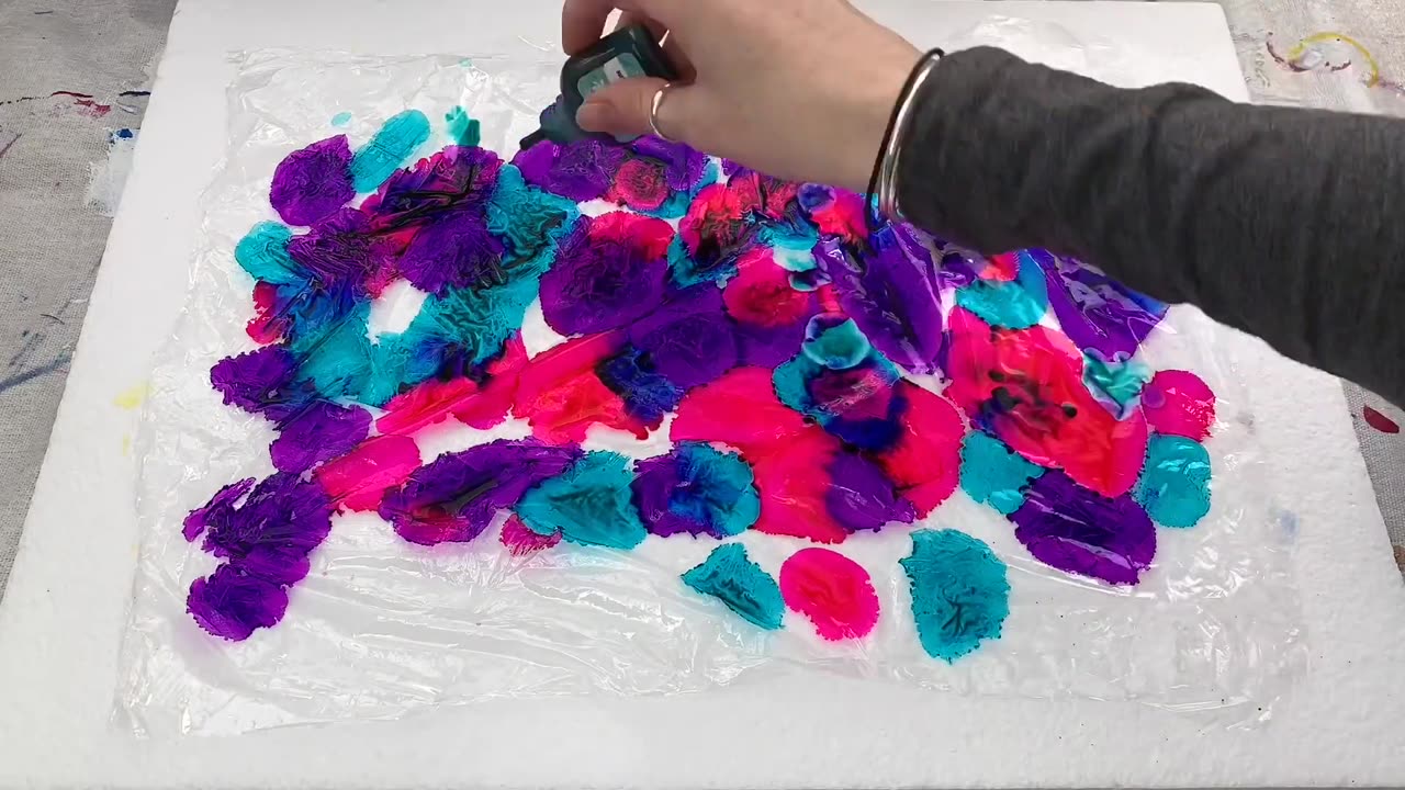 CRACKLE EFFECT WITH ALCOHOL INK