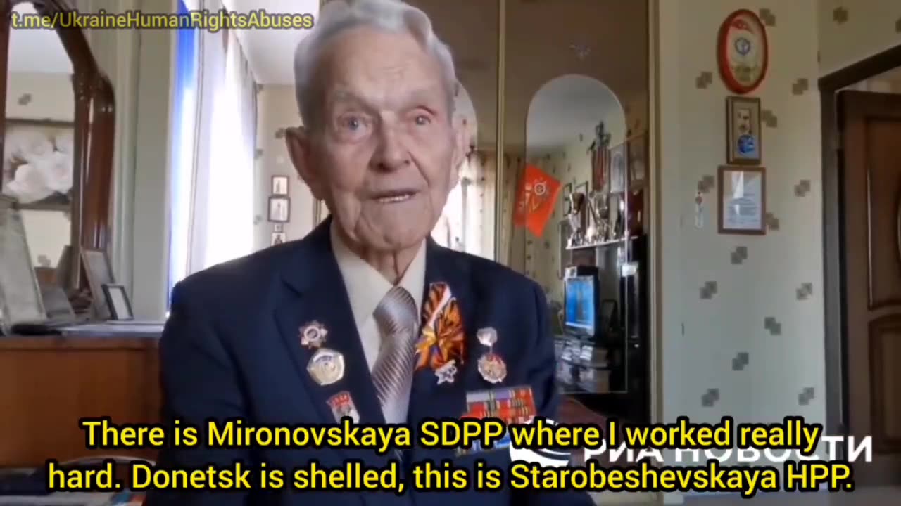 Alexander Medkov 97-year-old veteran of the Great Patriotic War