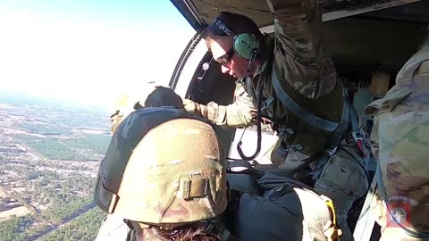 Paratroopers Perform RotaryWing Airborne Assault