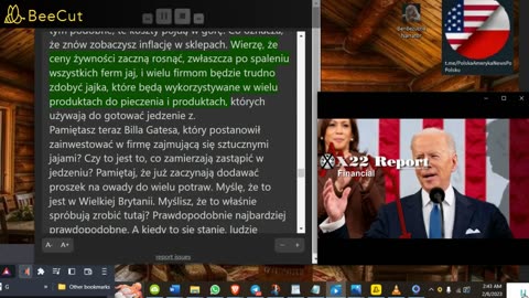 X22 RAPORT🔴🔴🔴odc. 2991a – Kiedy gospodarka imploduje, kłamstwa Bidena zostaną ujawnione🔴