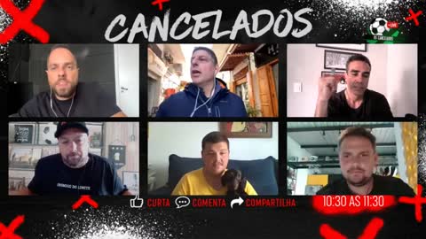 Os Cancelados 31/01/23 - A polêmica de Abel Ferreira chutando o microfone