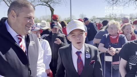 RAV correspondent, David Zere visits with a young gentleman