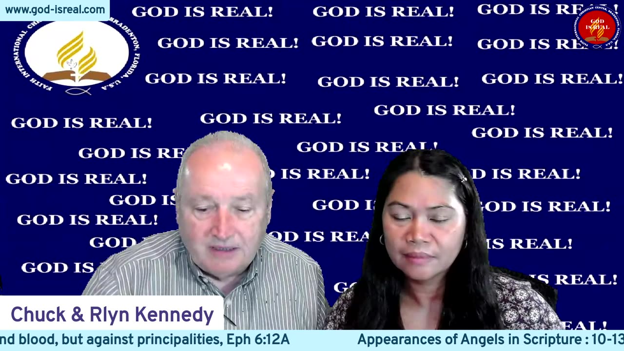 God is Real: 10-13-22 The Appearances of Angels Day9 - Pastor Chuck Kennedy