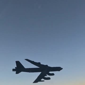 B-52 bombers simulated an attack near the Russian border