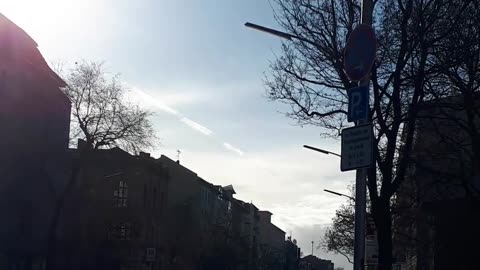 Himmel in Berlin am 2.2.2023 um 13:50 Uhr