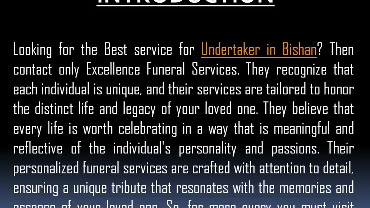 Best service for Undertaker in Bishan