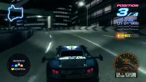 Ridge Racer 6 Master Route #8 1st Try(Career Walkthrough)