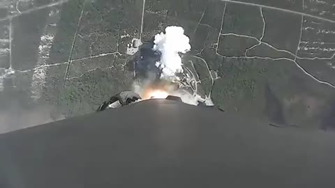 Onboard view from Falcon 9’s flight to space and back to Earth