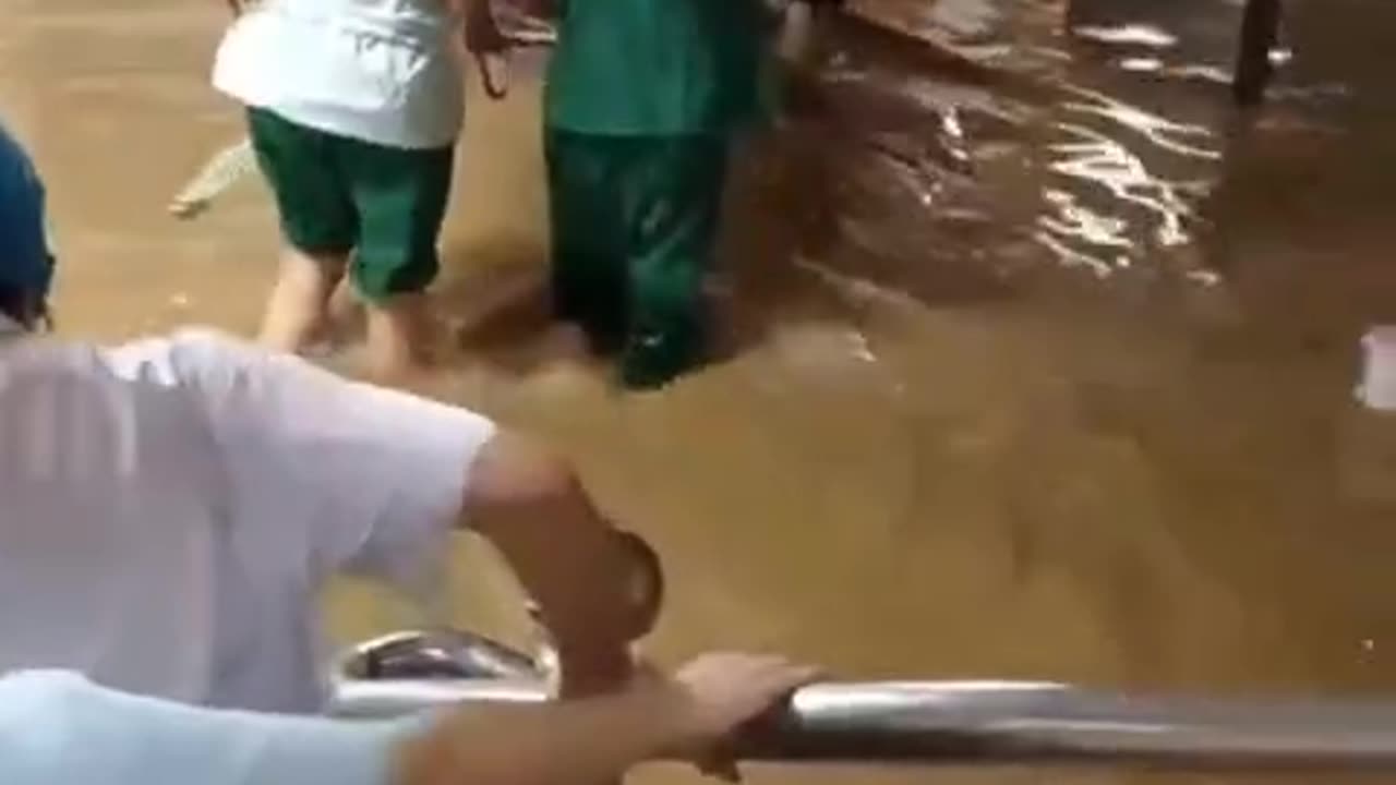 Major Flood Due To Heavy Rains In Zhuhai Of Guangdong, China