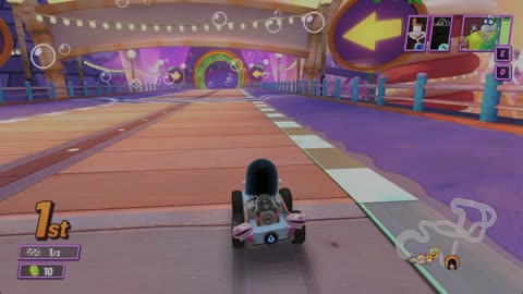 Nickelodeon Kart Racers - Playthrough - Hairball Cup