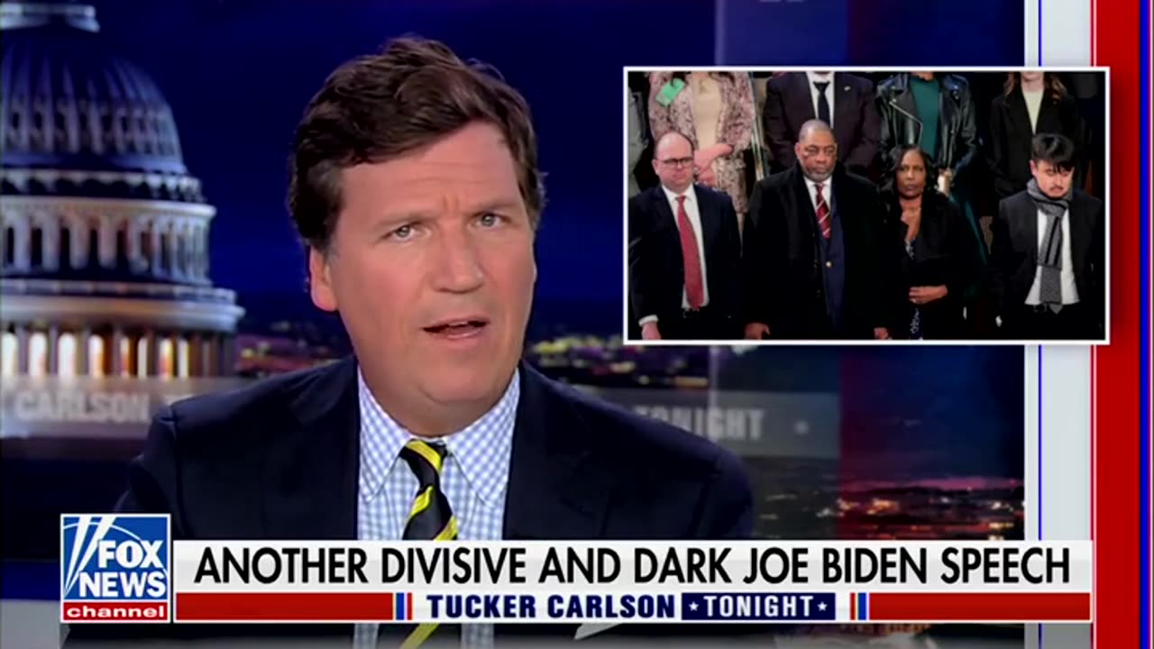 Tucker Blasts Biden For 'Word Puree' During SOTU