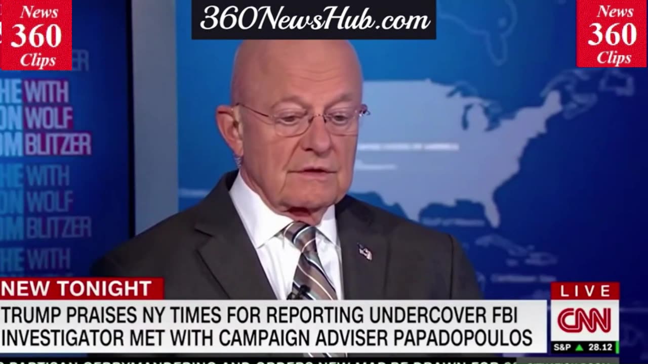 Clapper says Obama was Responsible for Spying on Trump!