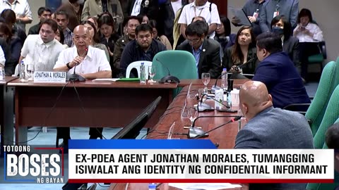 Ex-PDEA agent Jonathan Morales, tumangging isiwalat ang identity ng confidential informant