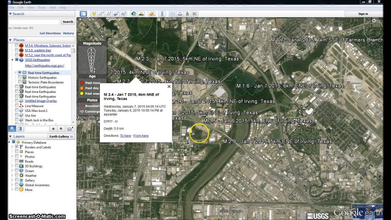 Dallas Earthquake Swarm Shows Genesis 3-15 Coming