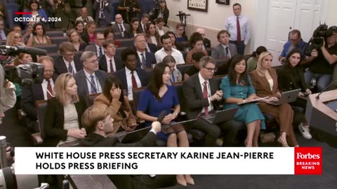 JUST IN- White House Holds Press Briefing As Israel's Push Into Lebanon Continues
