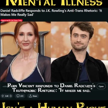 Pope Vincent Rebukes Daniel Radcliffe's Truthphobic Comments.