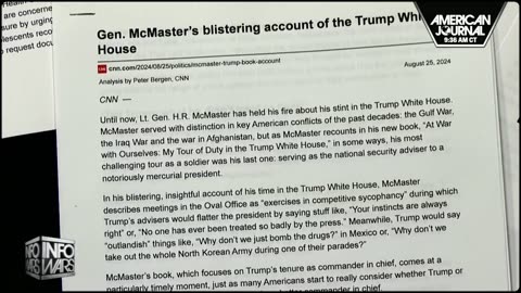 H.R. McMasters Reveals That Trump Actually Tried To Solve America’s Problems
