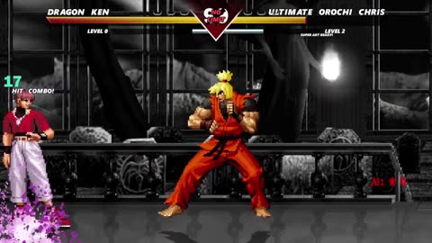 Mugen dragon ken vs ultimate orochi Chris