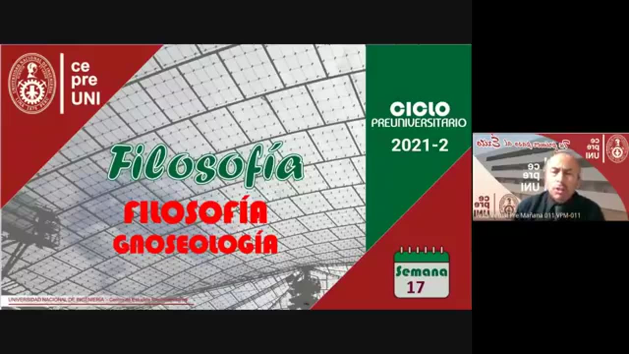 CEPRE UNI 2021 - 2 | SEMANA 17 | FILOSOFÍA