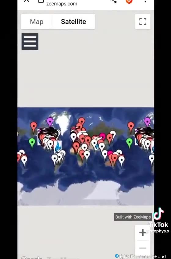 Someone attempted to map all the American Food Processing that have been destroyed