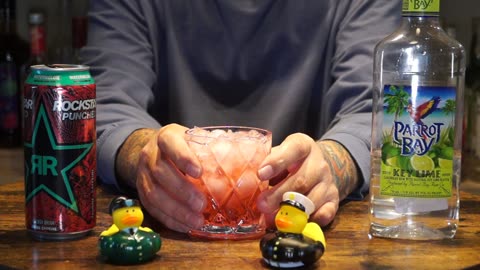 Edgar Fox - Parrot Bay Key Lime Rum & Rockstar Punched Watermelon Energy Drink