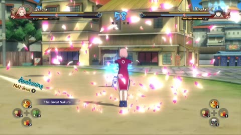 Konguron92 presents The pink and blue petal dance Naruto ultimate ninja storm 4 Sakura vs Hinata.