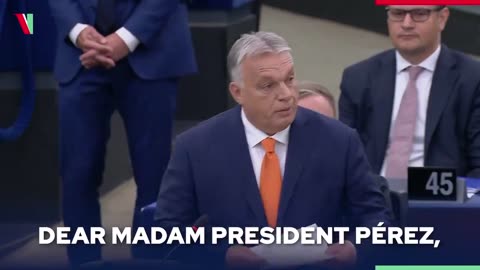 EU President Ursula von der Leyen called out Hungarian PM Viktor Orban for letting too many Russians into Hungary. Then Orban fires back.....