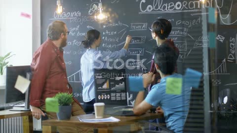 Egy csapat a projekthez