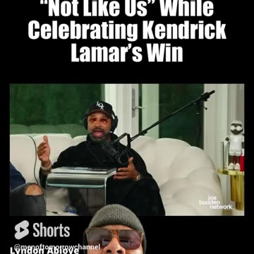 Joe Budden Celebrates Kendrick Win!!