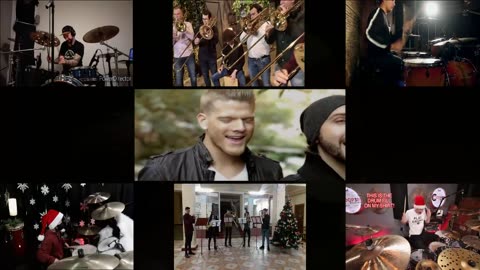 Pentatonix ~ Carol of the Bells { Brass + Drum Covers } Remix 1