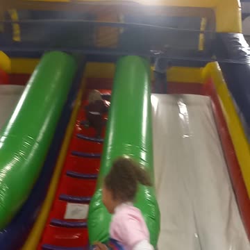 Playing at playground