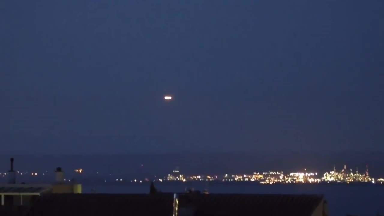 UFO filmed over Martigues, France. 3 different angles