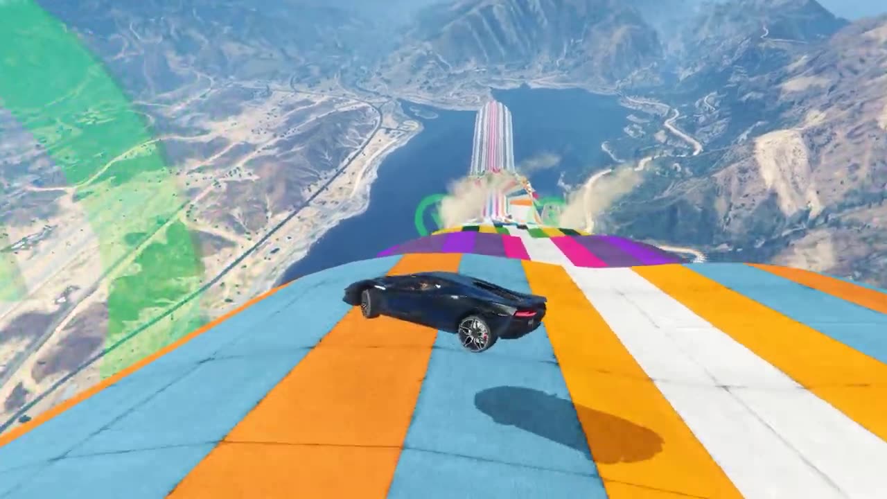 GTA 5 CRAZY MEGA RAMP 😍