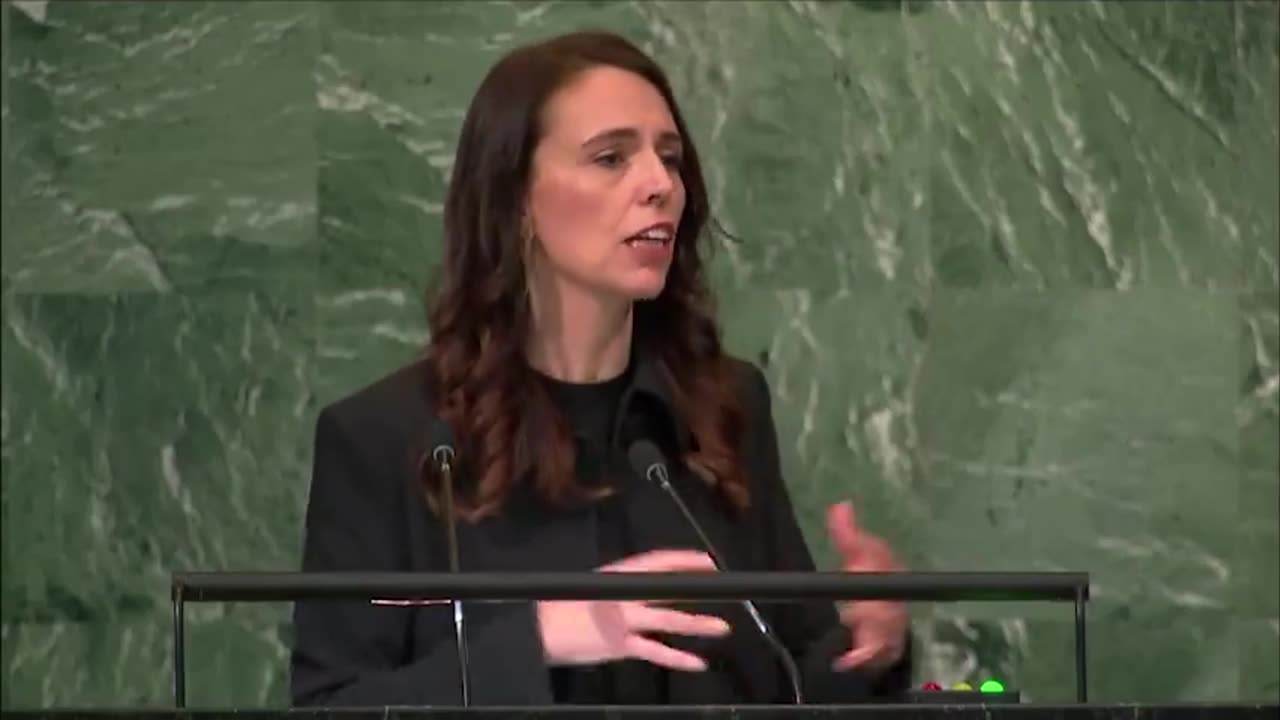 Speaking at the UN, WEF Young Global Leader Jacinda Ardern declares war on free speech