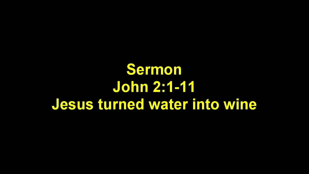 The Miracle of Transformation - John 2 (1-11)