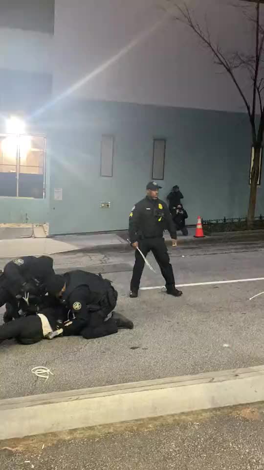 Antifa terrorists have been arrested tonight in Atlanta, Georgia