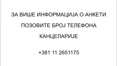 Anketa od koje zavisi spas Srbije - HELMA - EVROPE I ŠIRE!