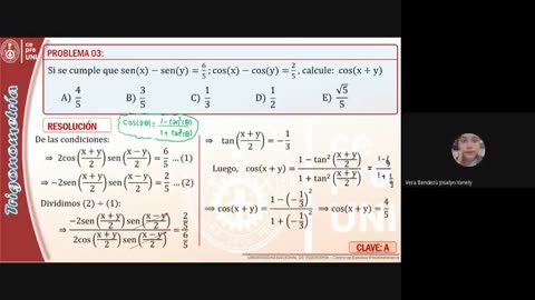 CEPRE UNI 2021 - 2 | SEMANA 08 | TRIGONOMETRÍA S02