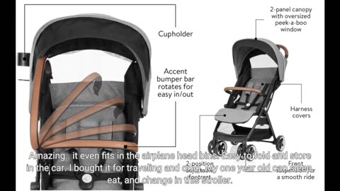 Evenflo Gold Gold Otto Self-Folding Lightweight Travel #Stroller-Overview