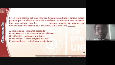 CEPRE UNI 2021 - 2 | SEMANA 19 | ECONOMÍA