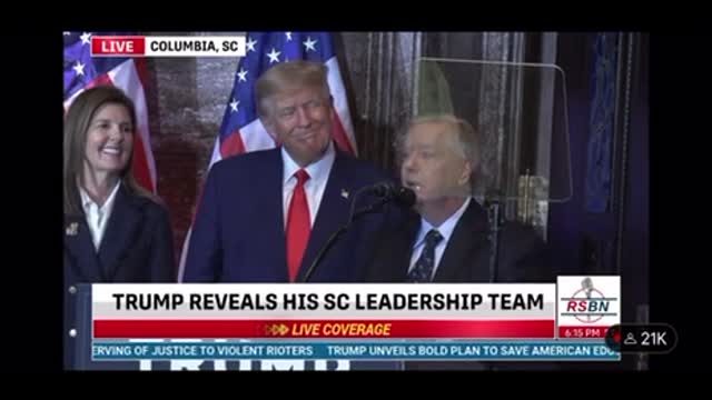 Lindsey Graham said he left state house because no money in it. Feed cut