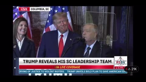 Lindsey Graham said he left state house because no money in it. Feed cut
