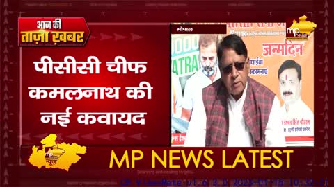 पीसीसी चीफ कमलनाथ का नया प्लान, प्रदेश पदाधिकारियों की संख्या होगी कम! MP News Bhopal