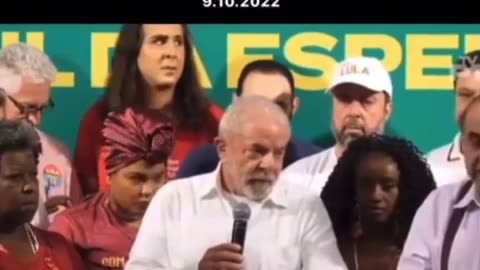 Lula confessa que o povo nunca o elegeu no primeiro turno, eu digo muito menos no segundo