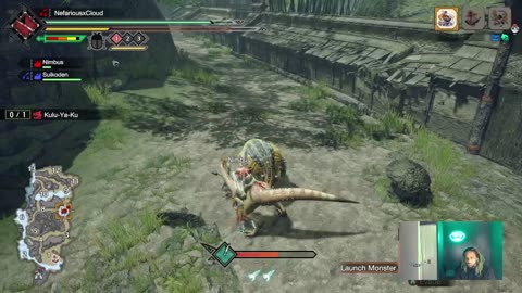 "xNefariousxCloudx" on Twitch / Monster Hunter: Rise / High on Life Stream